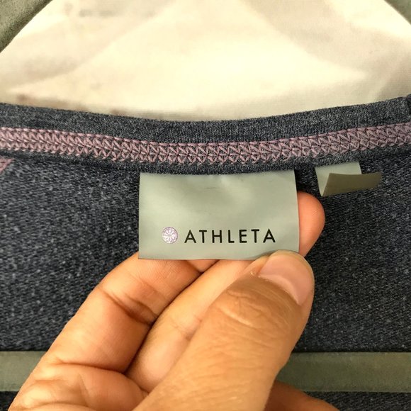 Athleta French Terry Sharkbite Top - Picture 4 of 7